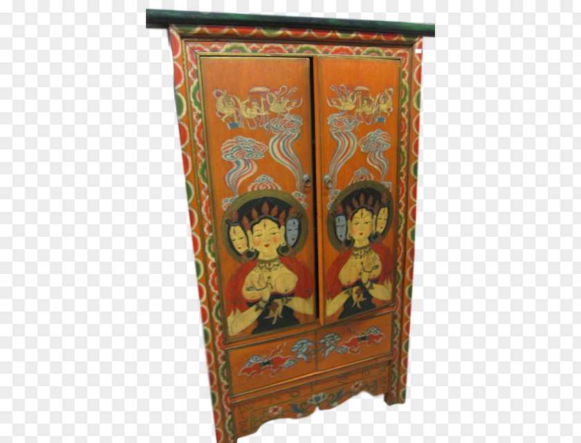 Chinese Goddess Shelf Antique PNG