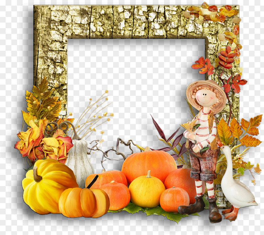 Pumpkin Picture Frames Autumn PNG