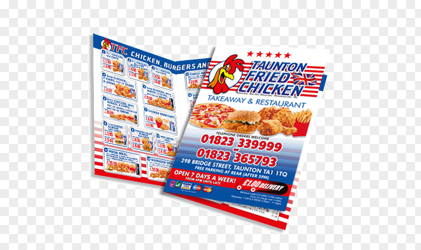 Restaurant Leaflets Flyer Paper Printing Brochure Graphic Design PNG