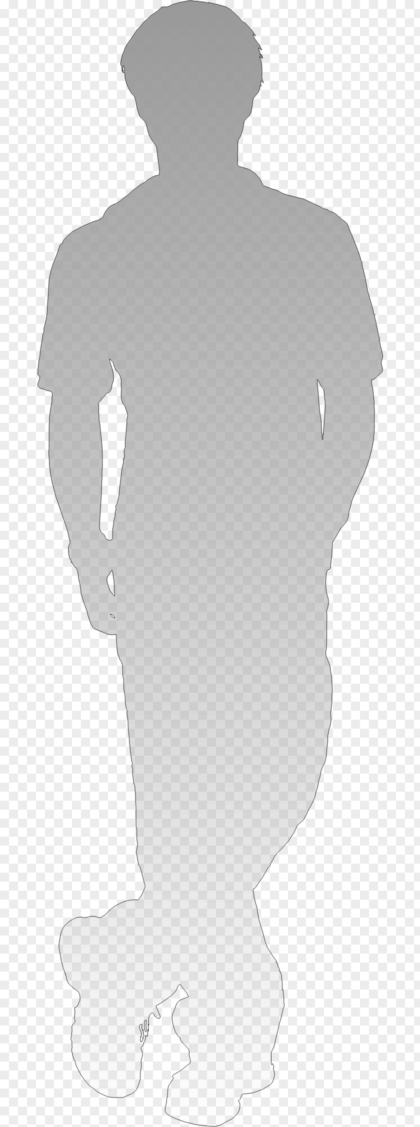 Shadow Person Silhouette Clip Art PNG