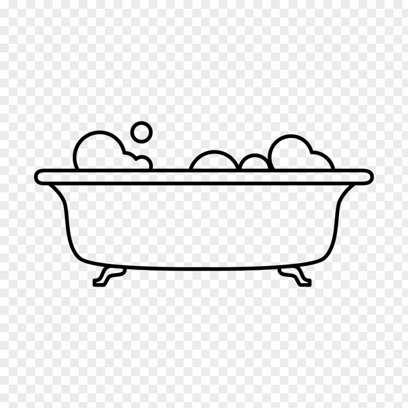 Bathtub Drawing Bathroom Sponge Line Art PNG