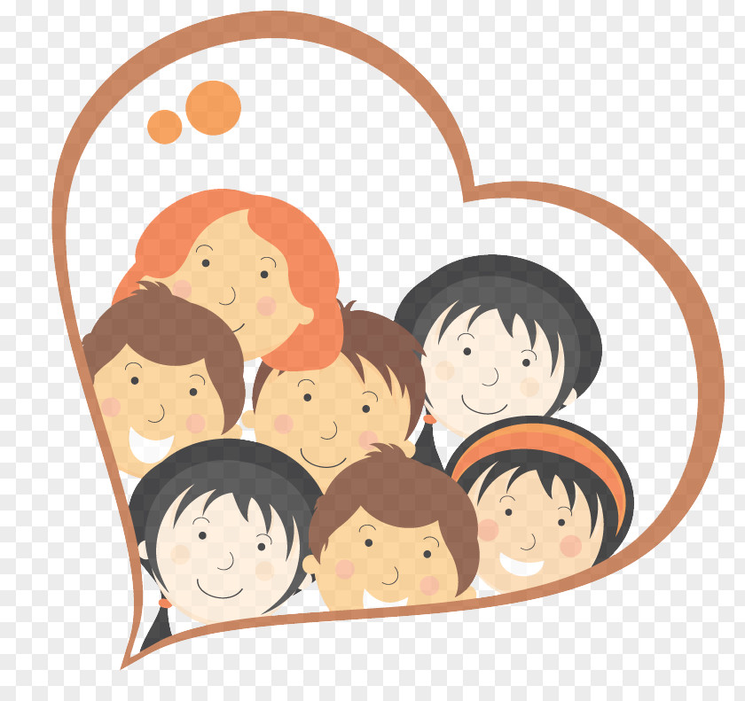 Black Hair Smile Cartoon Face People Head Nose PNG
