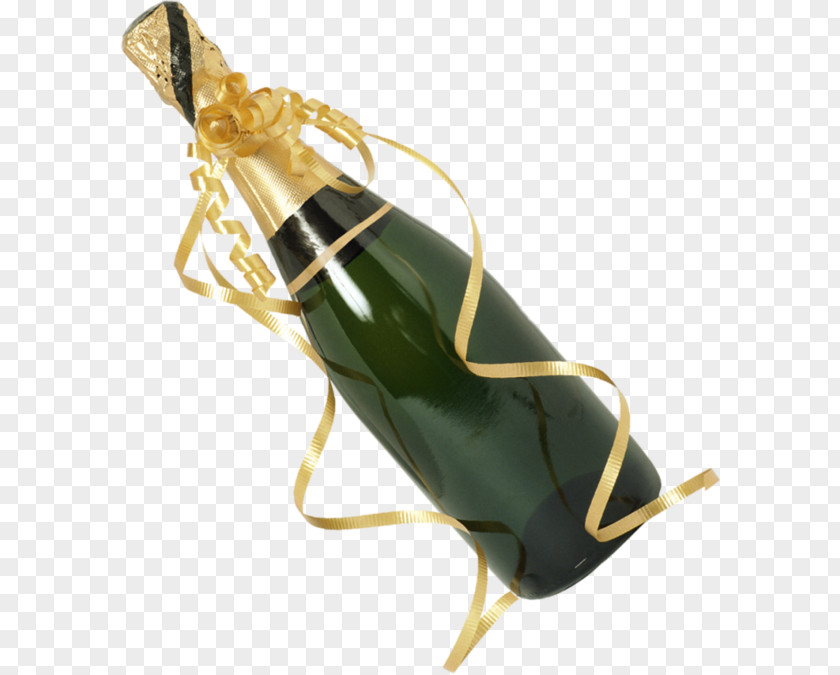 Champagne Bottle Birthday PNG