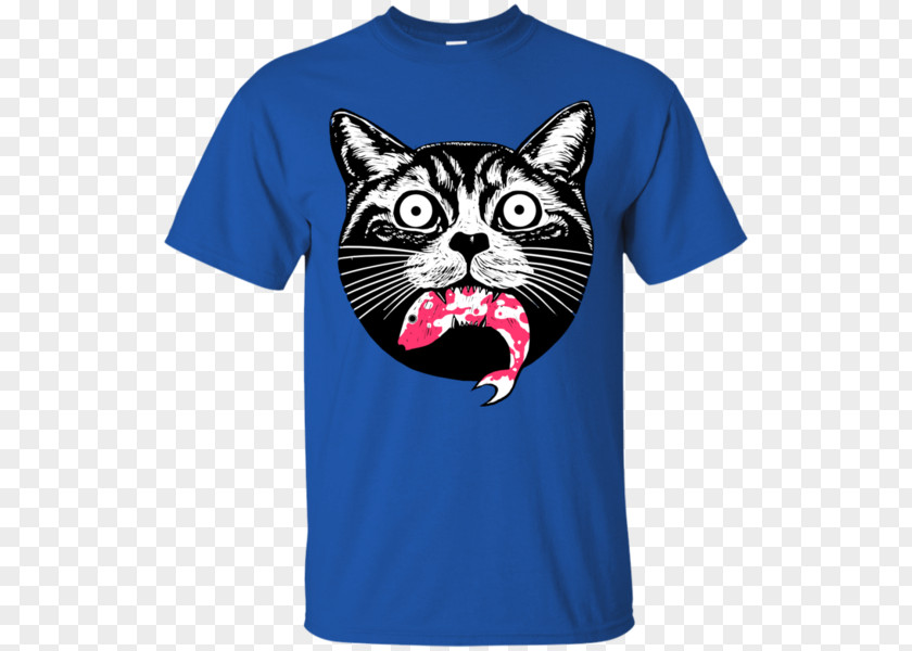 Cool Cat T-shirt Hoodie Get Schwifty Top PNG