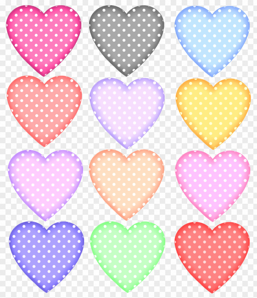 Line Polka Dot Point Heart PNG