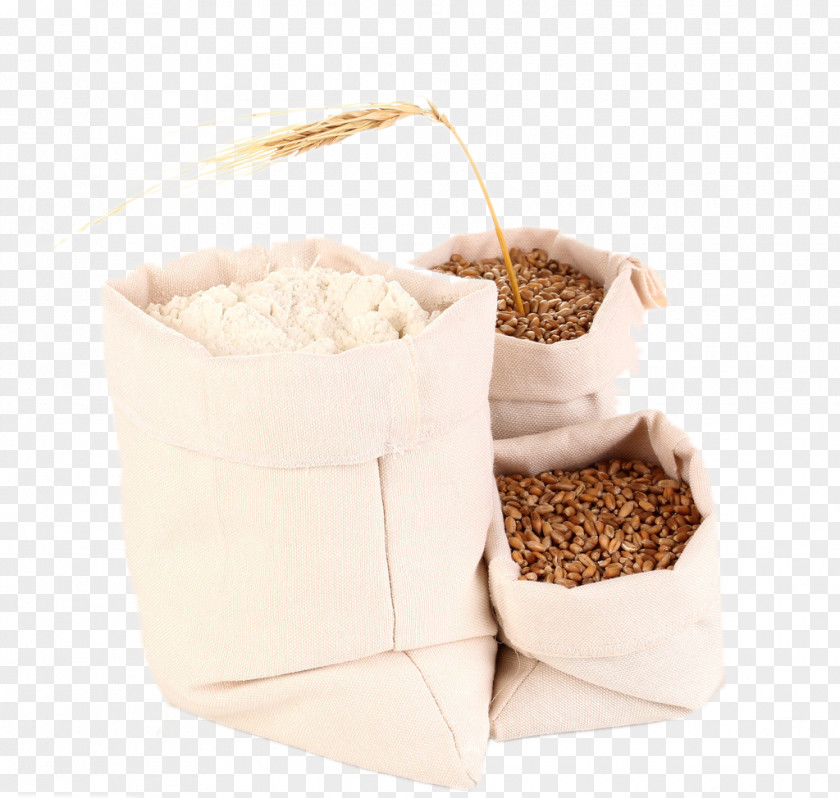 Two Bags Of Wheat A Bag Flour Caryopsis PNG