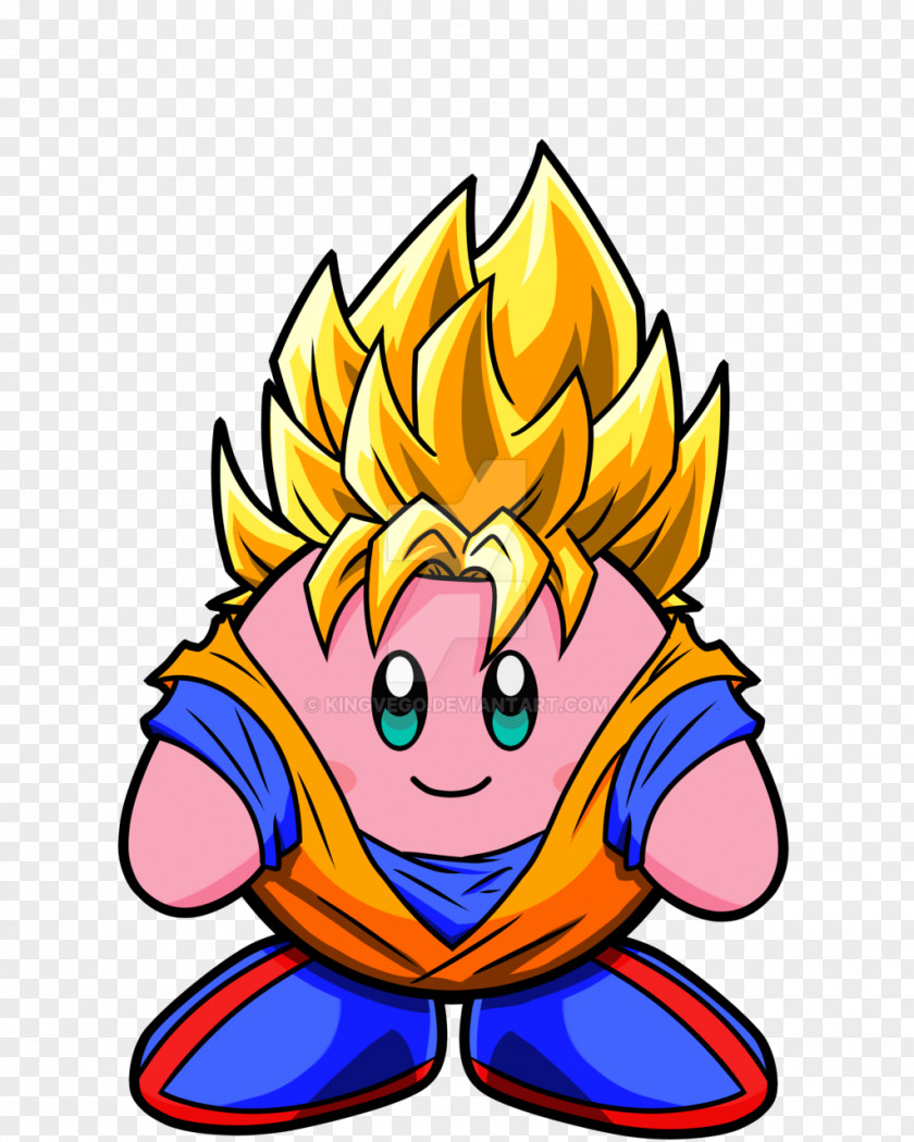 Kirby Super Star Vegeta Majin Buu Goku PNG
