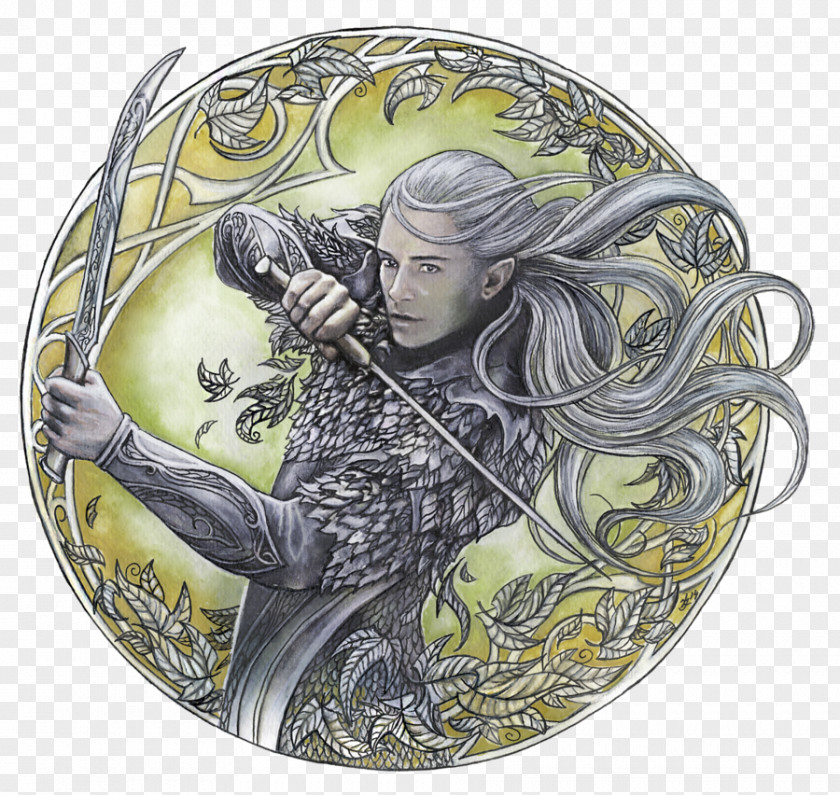 Plate J R Tolkien Elf Cartoon PNG