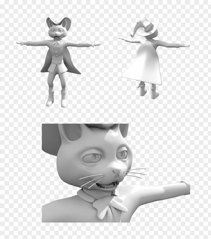 Puss In Boots Three-dimensional Space Character 3D Modeling PNG