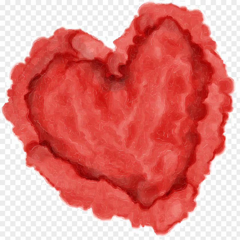 Watercolour Love Broken Heart Valentine's Day Feeling PNG