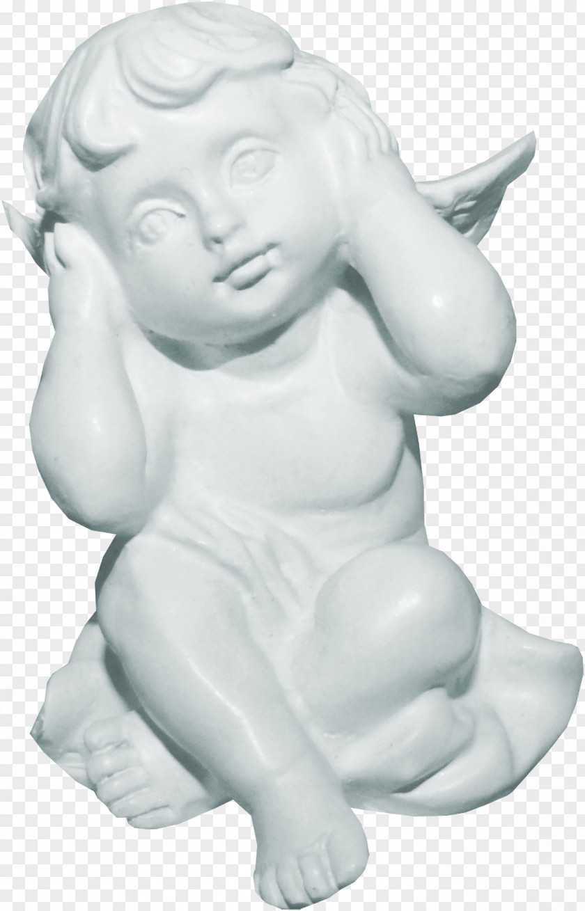 Angel Statue Stone Sculpture PNG