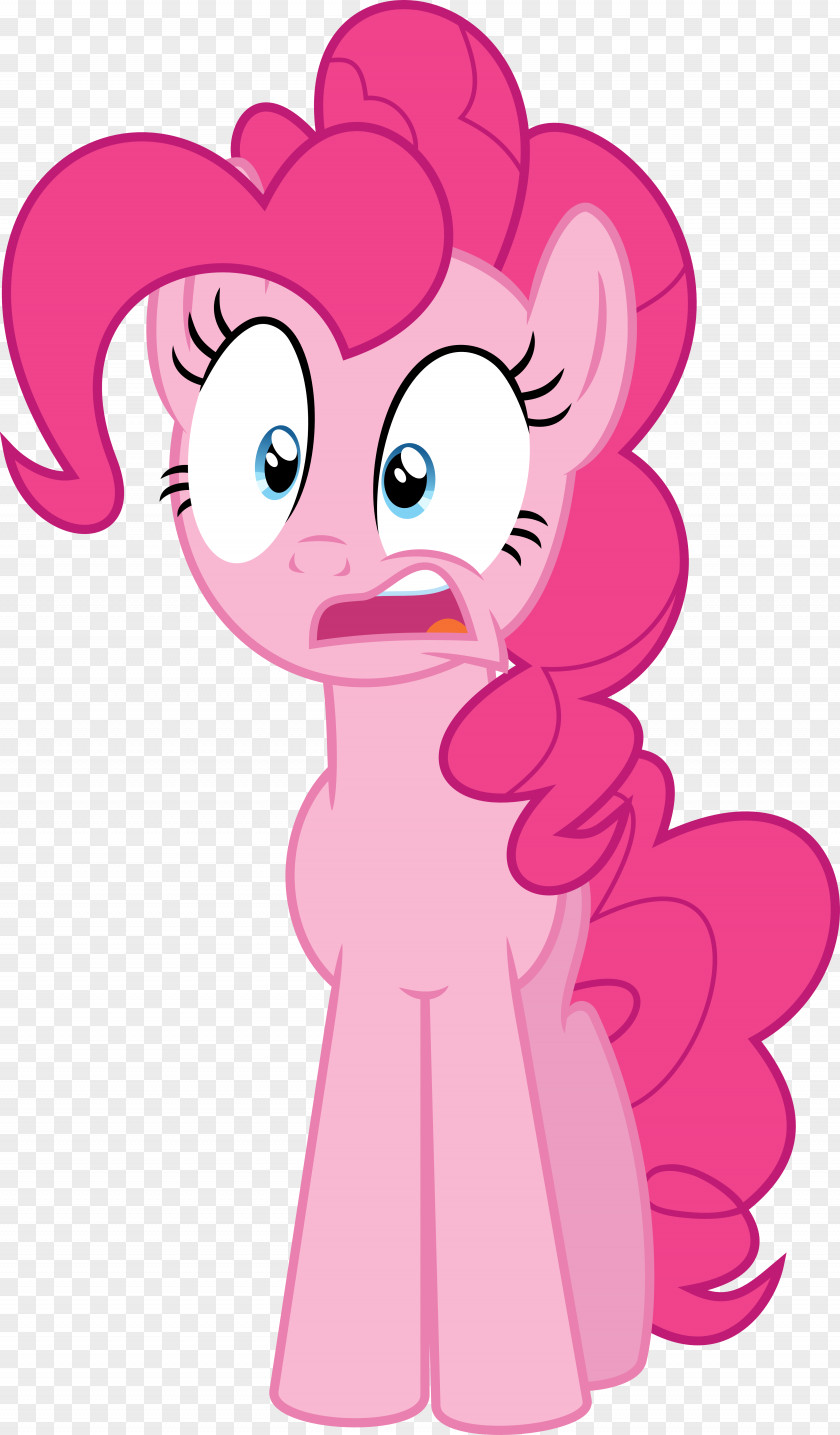 Confused Vector Pinkie Pie My Little Pony Fluttershy PNG