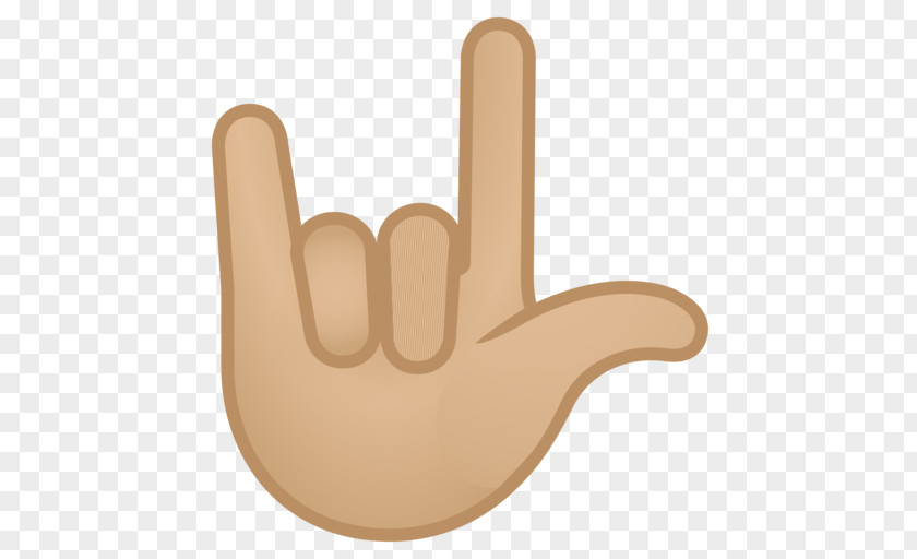 Emoji American Sign Language ILY Gesture PNG