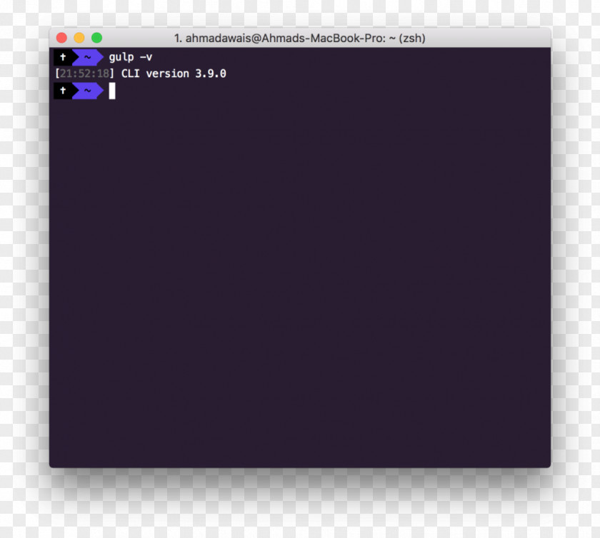 Gulp Terminal MacOS PNG