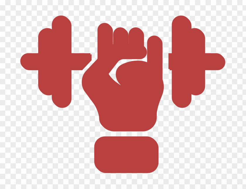 Gym Icon Hand With A Dumbbell Lodgicons PNG