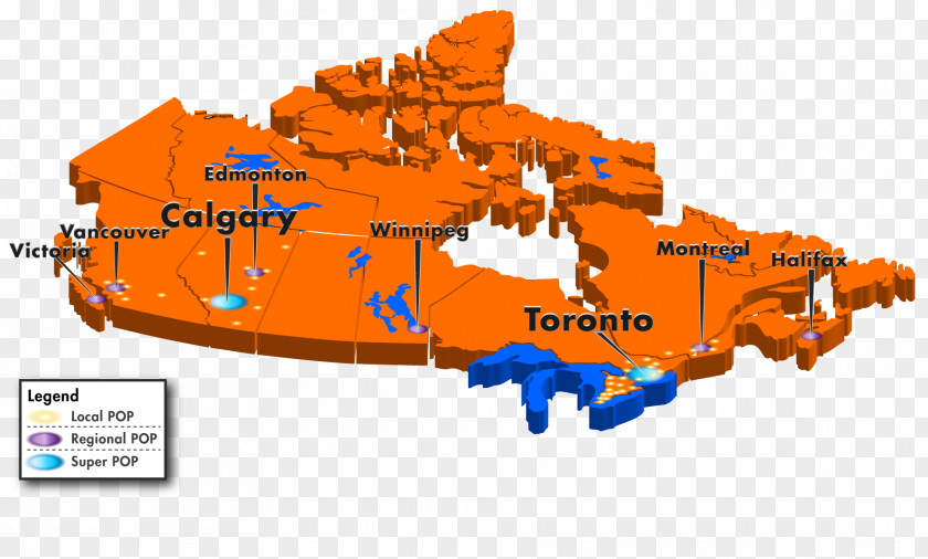 Map Internet Access Coverage Calgary PNG