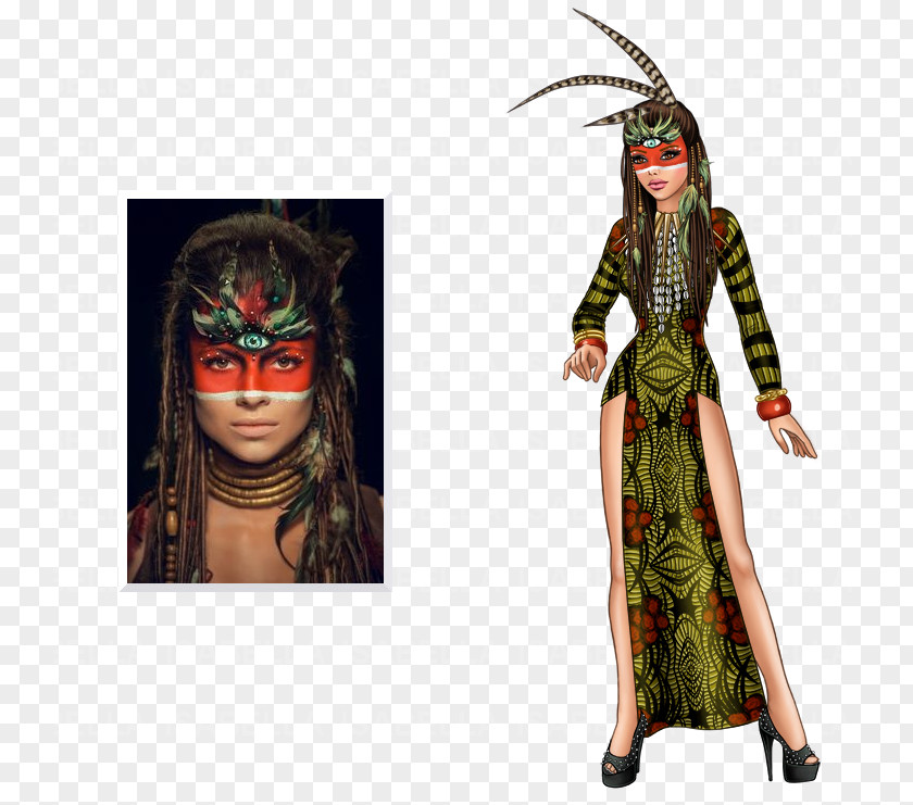 Mask Costume Design PNG