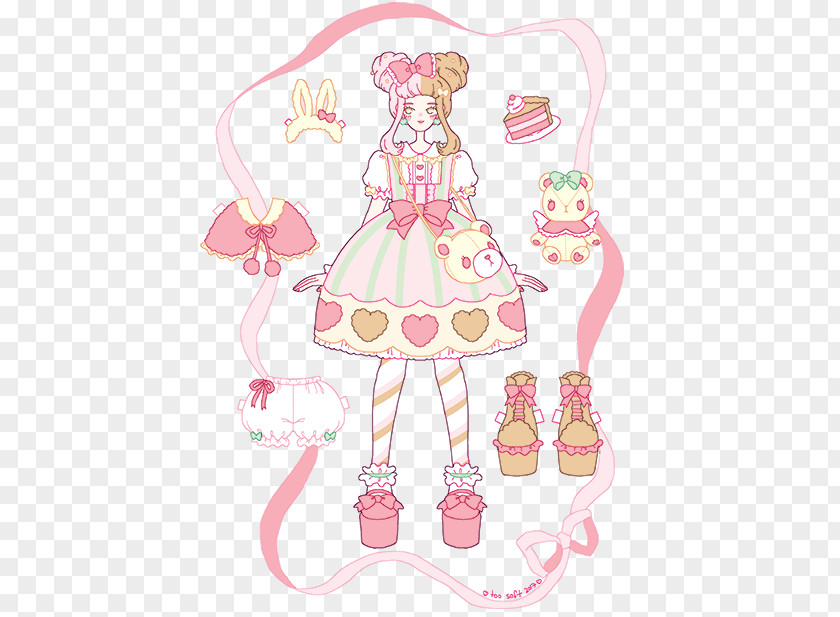 Doll Fashion Illustration Pink M Clip Art PNG