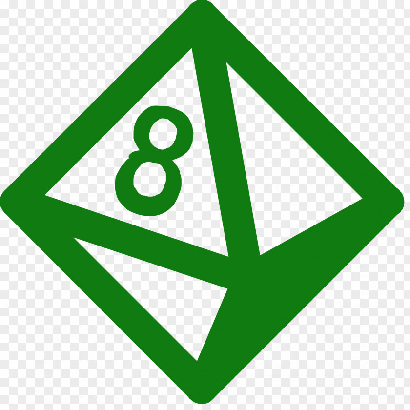 Ecological Octahedron Clip Art PNG