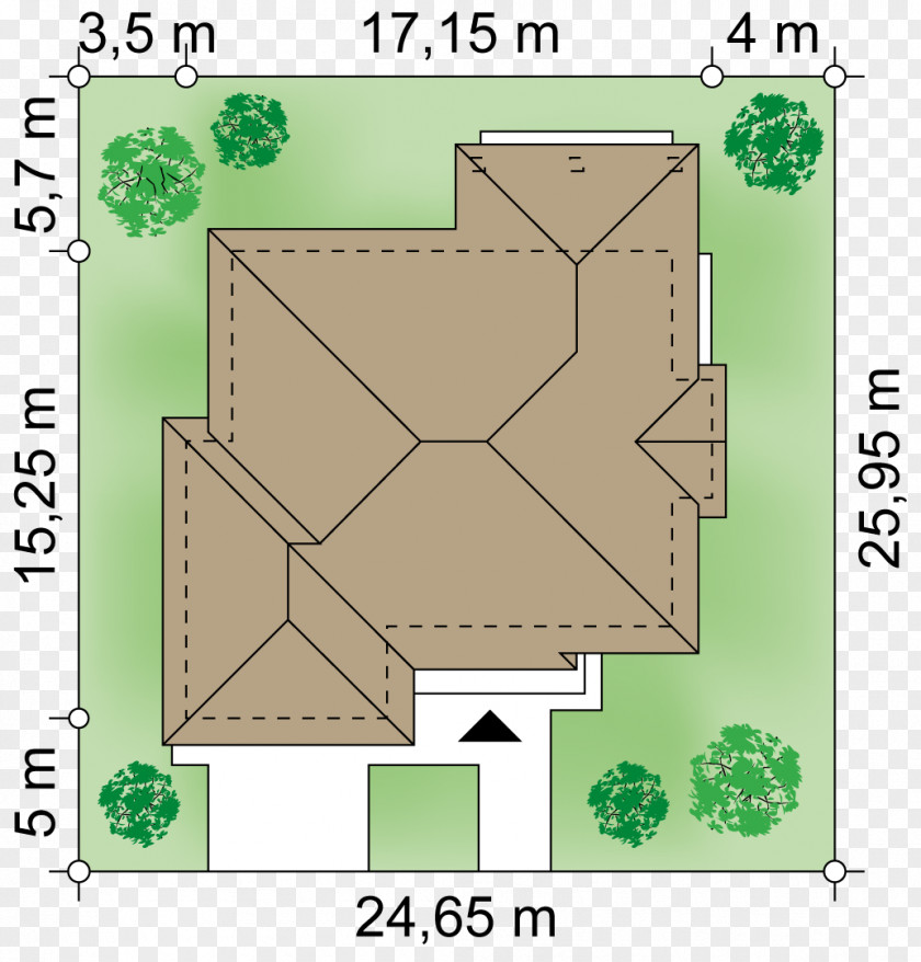 House Floor Plan Facade PNG