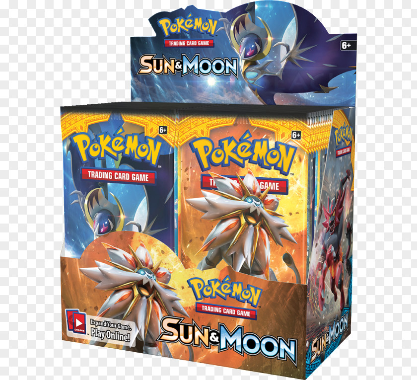 Pokémon Sun And Moon Trading Card Game Booster Pack Collectible PNG