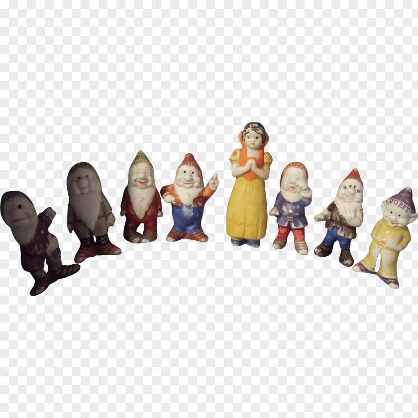 Snow White Seven Figurine PNG