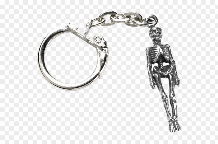 Chain Key Chains Ring Plastic Skeleton PNG