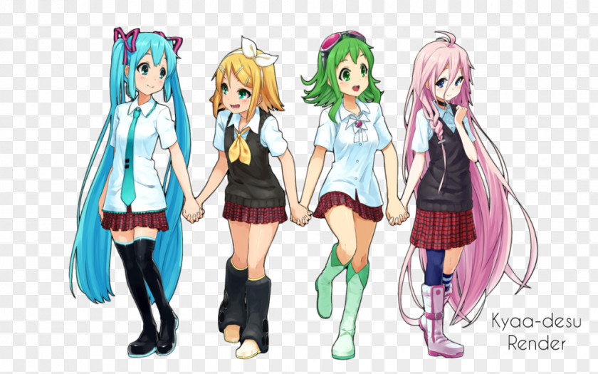 Hatsune Miku Megpoid Kagamine Rin/Len Megurine Luka IA PNG