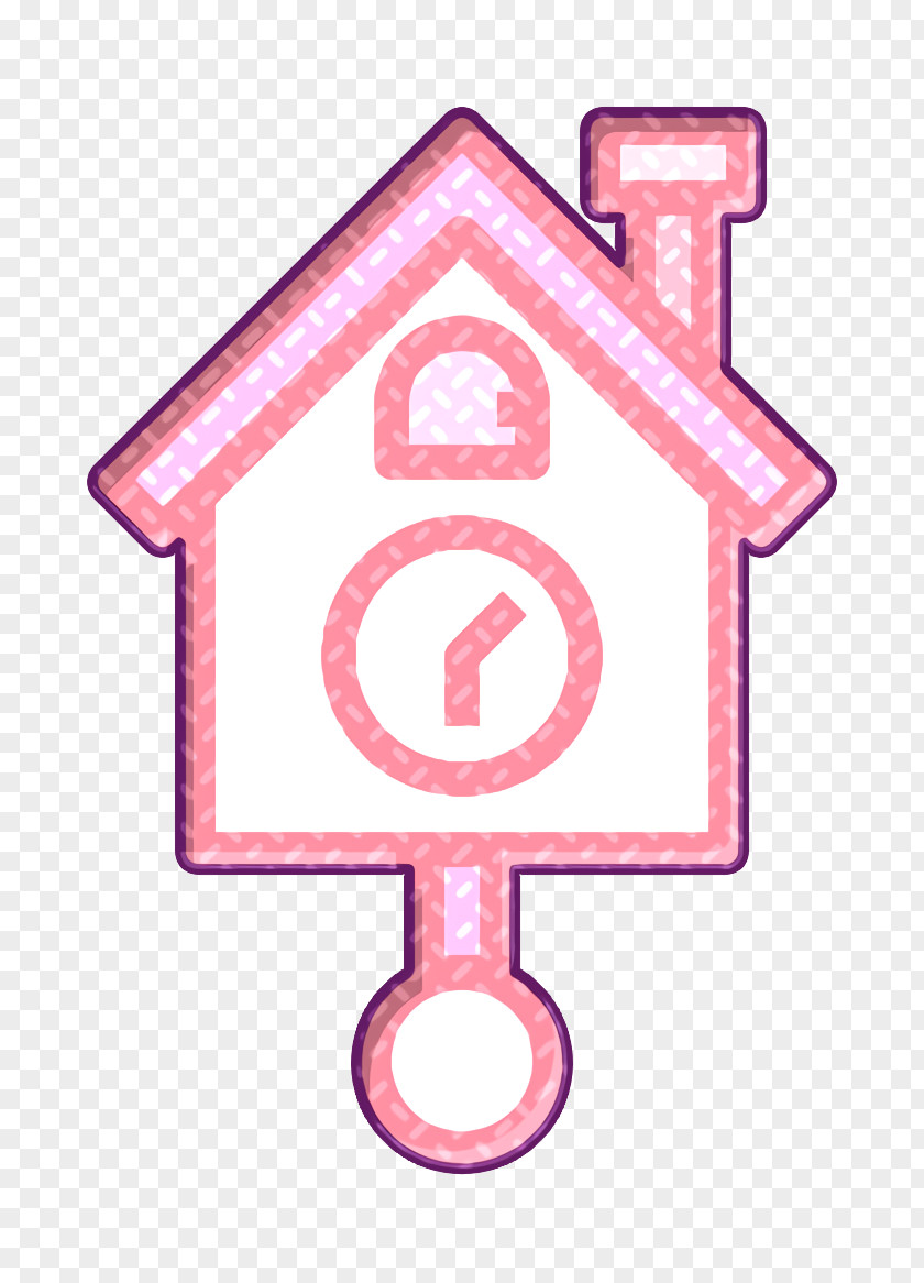 Home Decoration Icon Cuckoo Clock Time And Date PNG