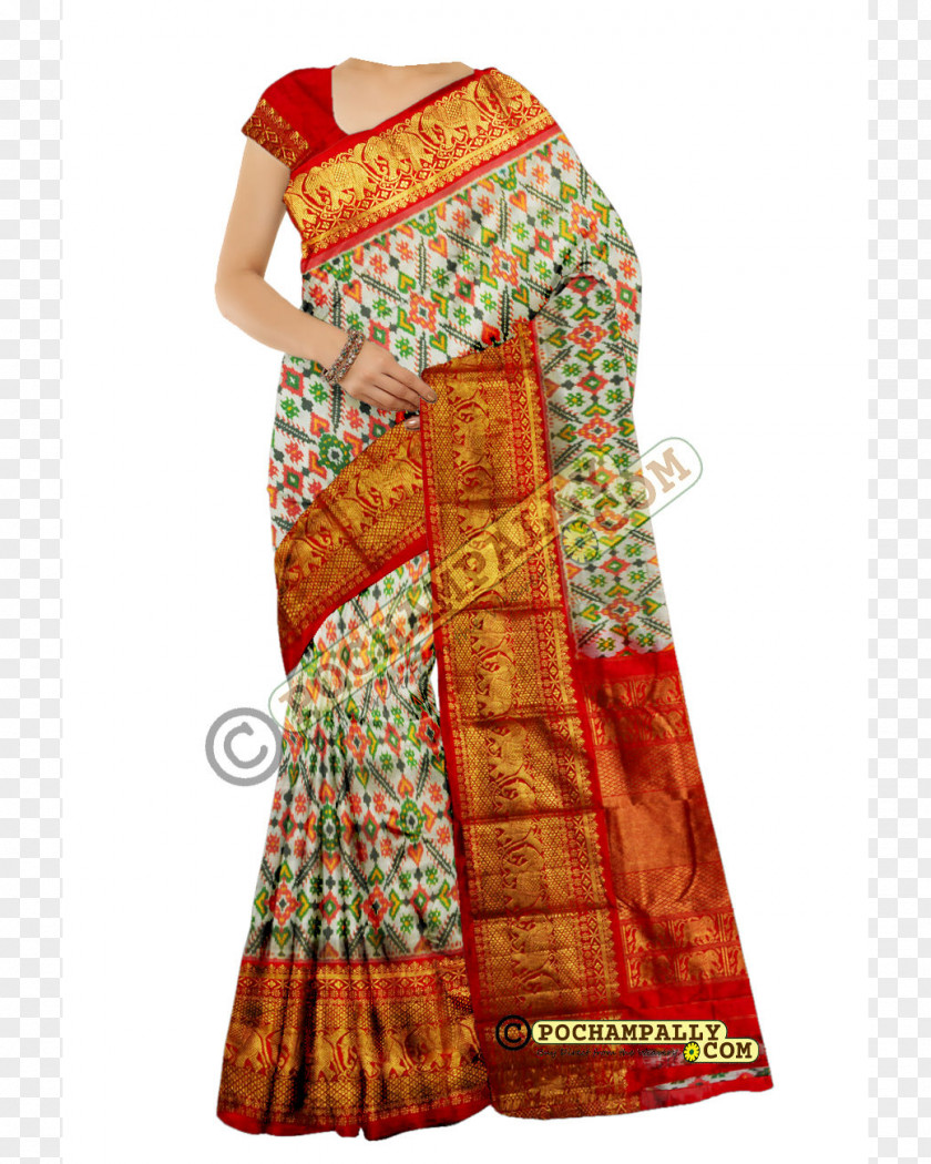 Pochampally Saree Silk Ikat Kanchipuram Sari PNG