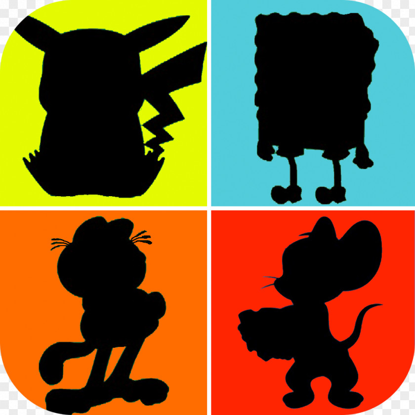 Cartoons Shadow Quiz Animated FilmSilhouette Game PNG