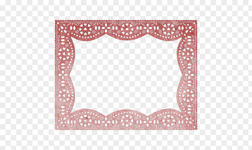 Minimal Frame Rectangle Doily Picture Frames Die Pattern PNG