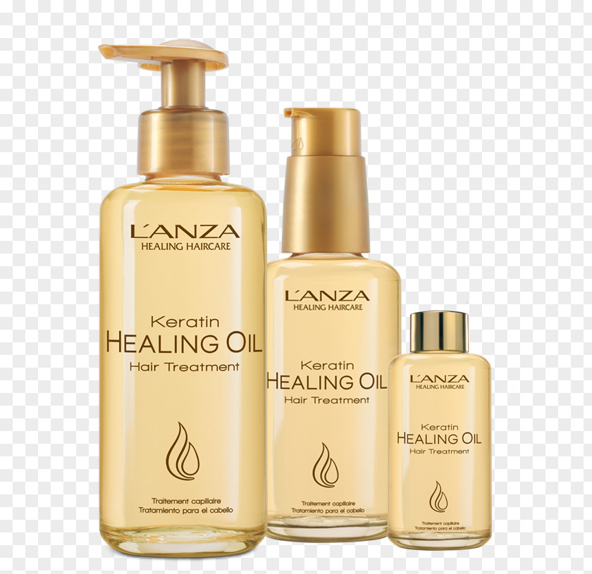 Oil L’ANZA Keratin Healing Hair Treatment Care PNG