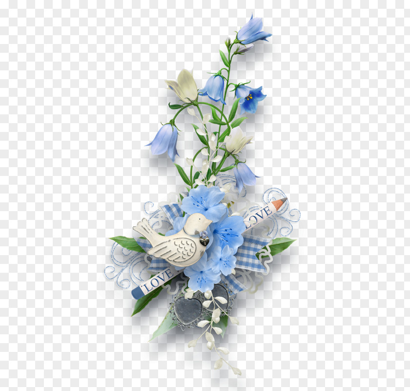 Flower Floral Design Blue Fashion PNG