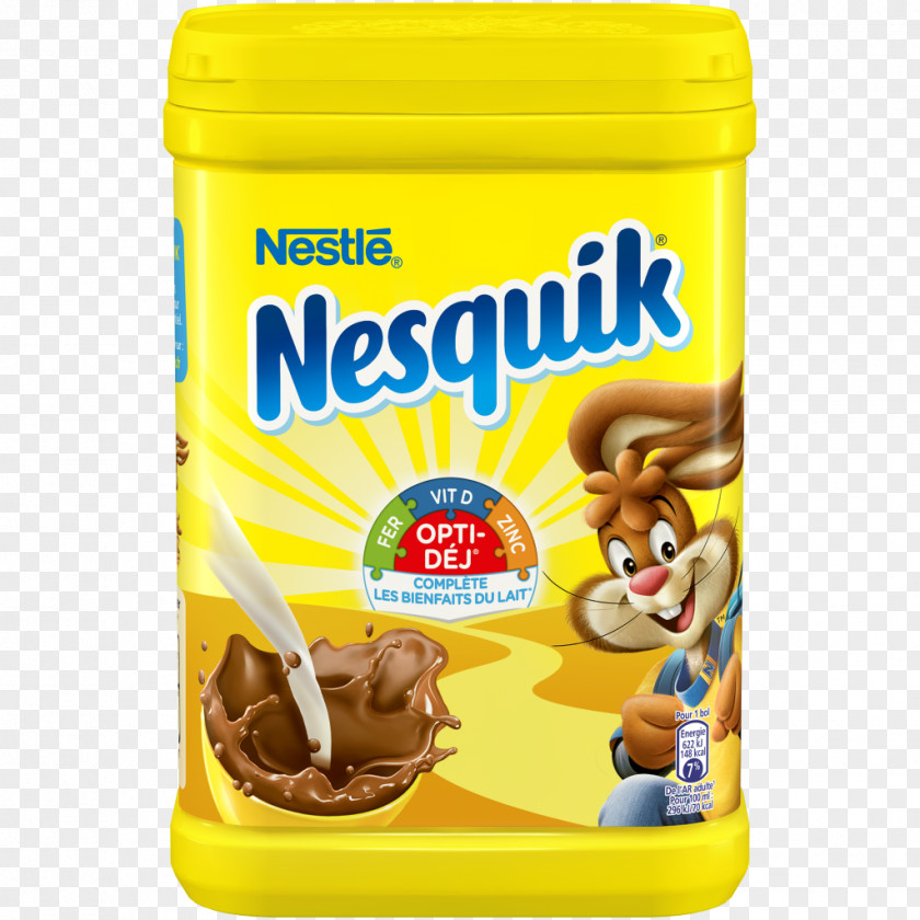 Milk Chocolate Nesquik Breakfast Cereal PNG