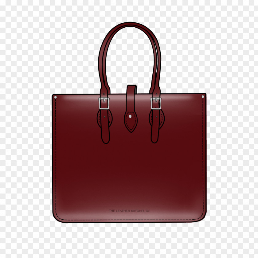 Oxblood Red Tote Bag Leather Messenger Bags Satchel PNG