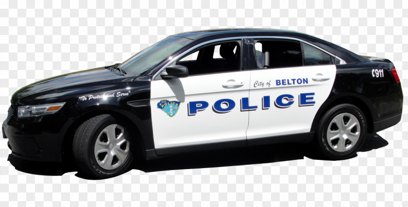 Police Car Belton Anderson Ford Crown Victoria Interceptor Officer PNG