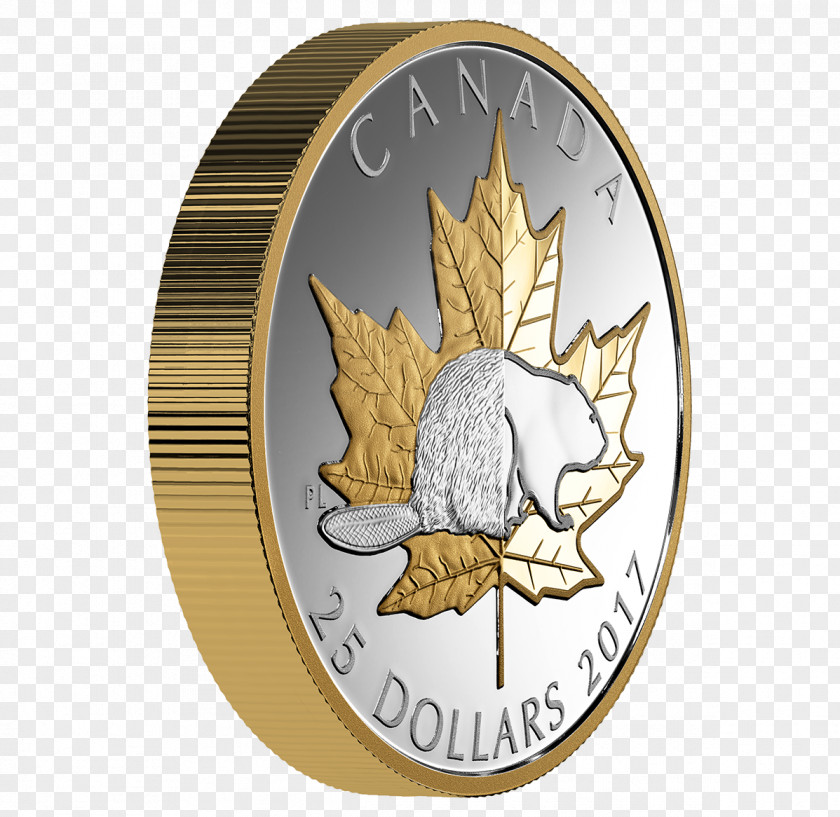 Silver Coin Canada Piedfort PNG