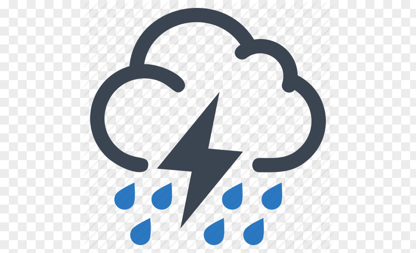 Vector Thunderstorm Icon Cloud Rain PNG
