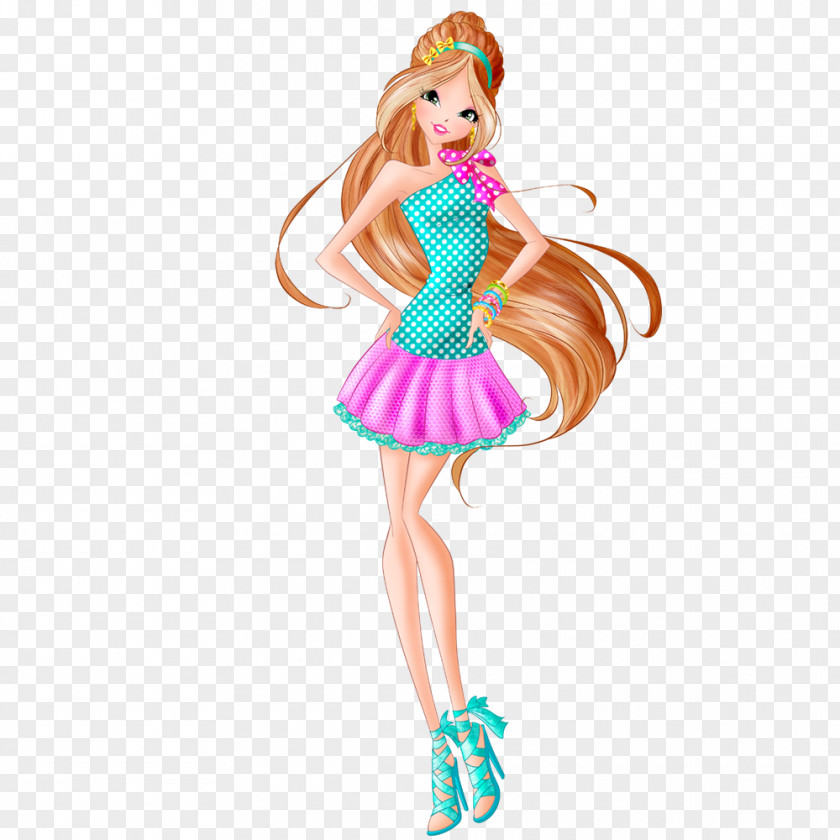 2018 Fashion Show Flora Bloom Stella Tecna Image PNG