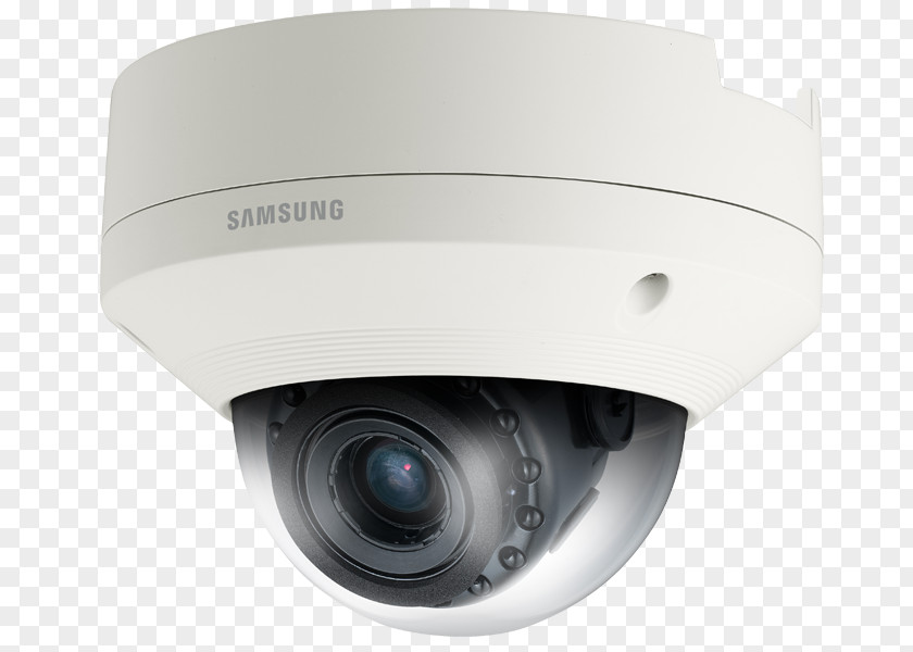 Camera Samsung Wisenet XNV-8080R Outdoor Vandal-resistant Dome IP Closed-circuit Television Surveillance PNG
