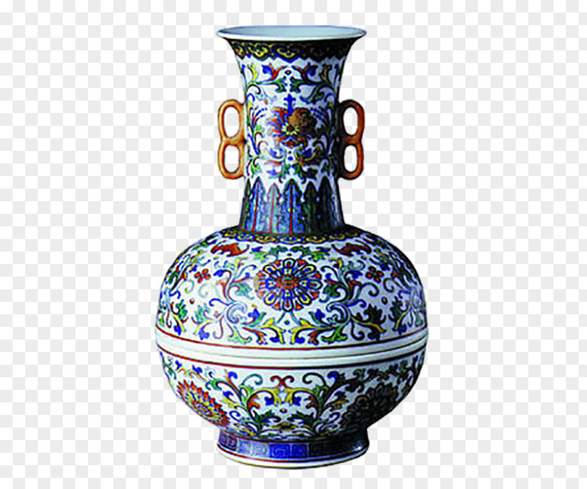 Ceramic Bottle Vase Chinese Ceramics Porcelain PNG