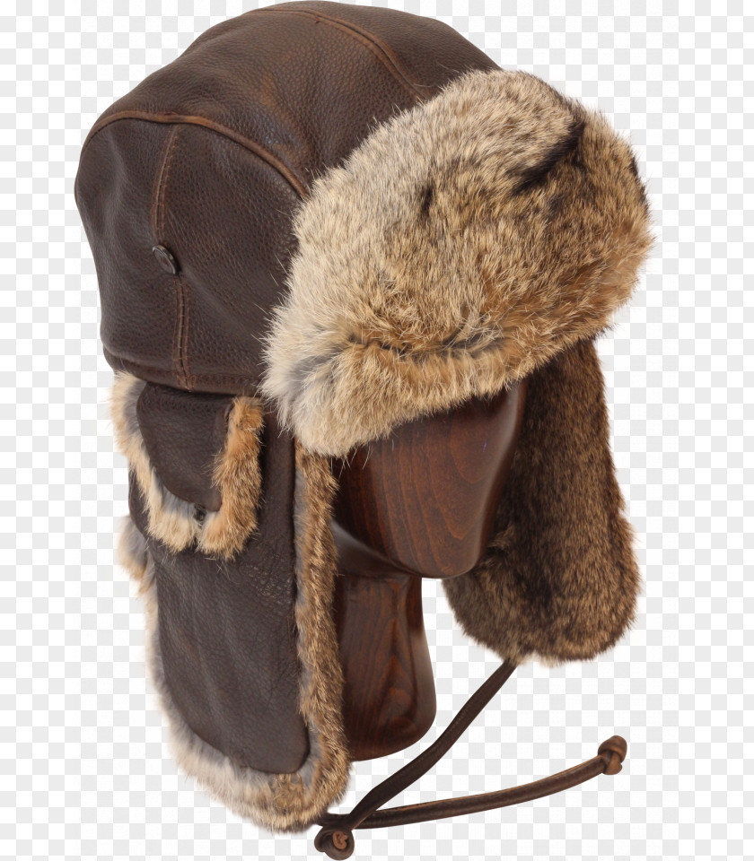 Hat Knit Cap Fur Clothing Leather Helmet Rabbit Hair PNG