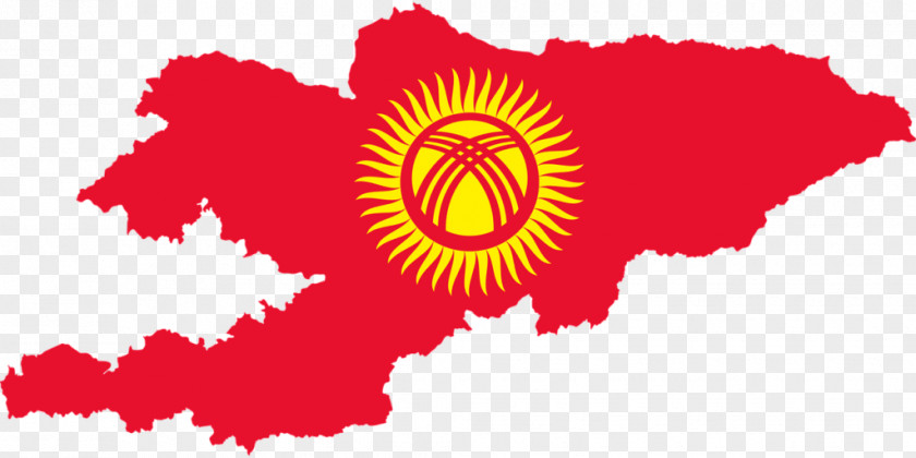 Map Flag Of Kyrgyzstan National PNG