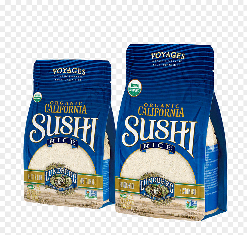 Sushi Japanese Cuisine Rice Lundberg Family Farms Organic Food PNG