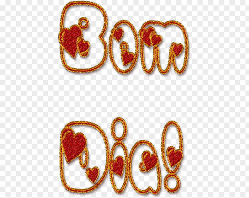 Bom Dia Body Jewellery Alphabet Greeting Font PNG