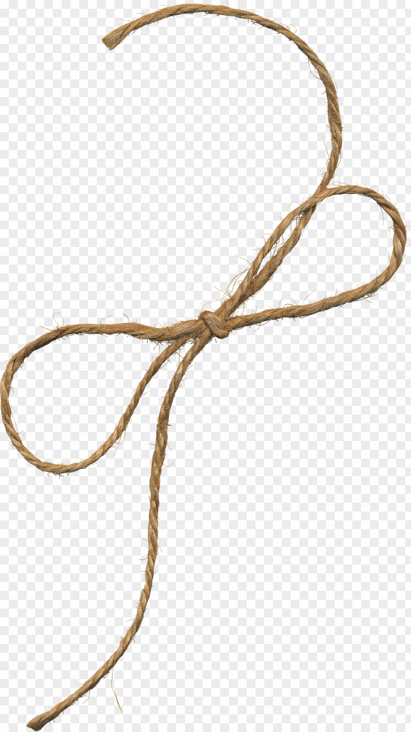 Bow Rope Hemp Shoelace Knot PNG