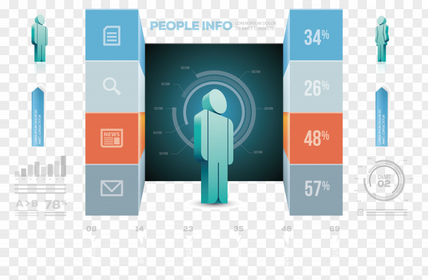 Ppt Element Infographic Timeline Layers Chart PNG