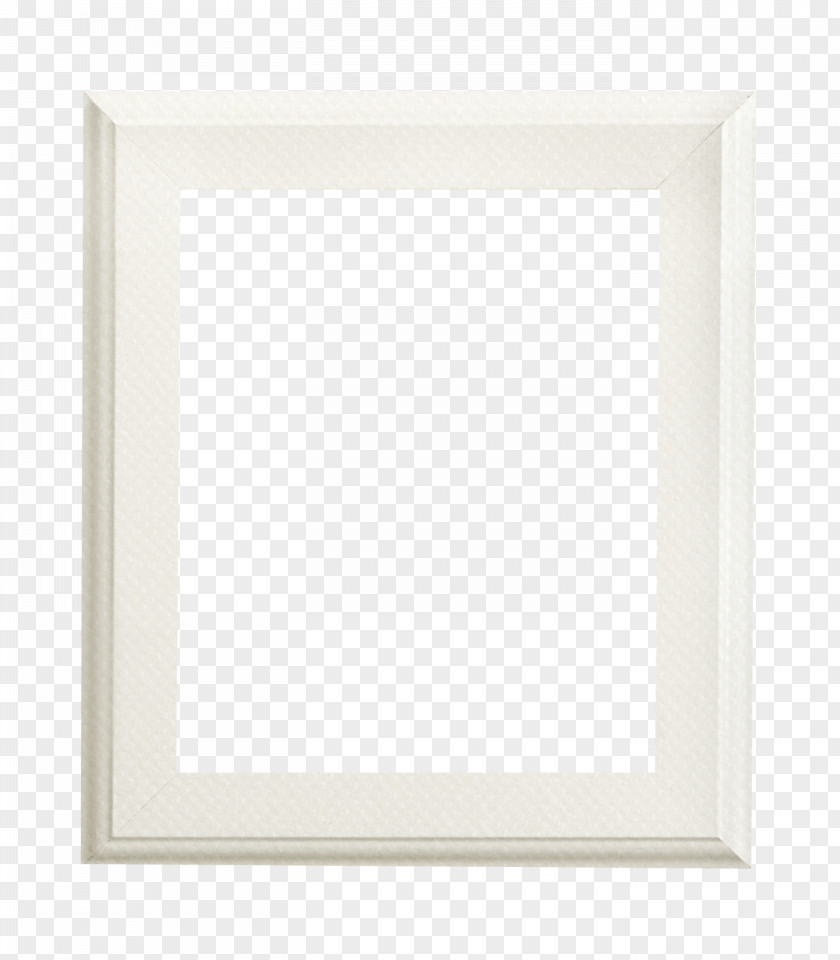 Simple White Wood Frame Digital Photo Picture PNG