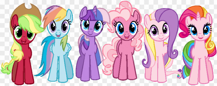 Colored Mane Twilight Sparkle Applejack Rainbow Dash Rarity Pony PNG